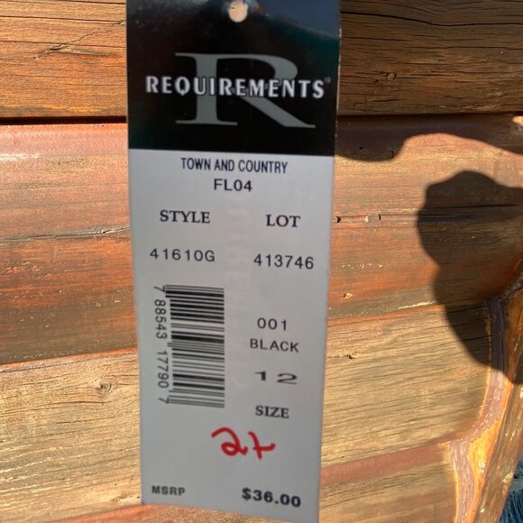 Requirements Black Women’s Size 12 Dress Pants Slacks New With Tags - Picture 5 of 7